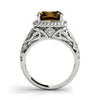 9mm Cushion Diamond Fashion Ring in Gold (3.62 cttw)