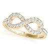 Infinity Fashion Rings in Gold