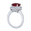 Princess & Cushion Gemstone Fashion Ring in Gold (3.81 cttw)