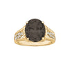 Oval Gemstone Fashion Ring in Gold (5.06 cttw)
