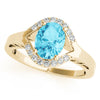 Oval Diamond Fashion Ring in Gold