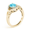 Oval Diamond Fashion Ring in Gold