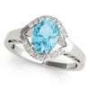 Oval Diamond Fashion Ring in Gold
