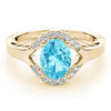 Oval Diamond Fashion Ring in Gold