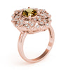 Nature Inspired Leaf Shaped Fashion Ring in Gold