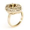 Nature Inspired Leaf Shaped Fashion Ring in Gold