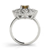 Nature Inspired Leaf Shaped Fashion Ring in Gold