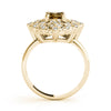 Nature Inspired Leaf Shaped Fashion Ring in Gold