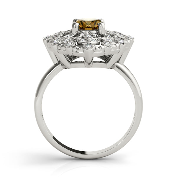 Nature Inspired Leaf Shaped Fashion Ring in Gold