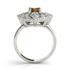 Nature Inspired Leaf Shaped Fashion Ring in Gold