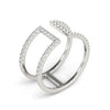 Open Concept Fashion Ring in Gold