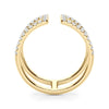 Open Concept Fashion Ring in Gold