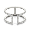 Open Concept Fashion Ring in Gold