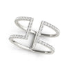 Open Concept Fashion Ring in Gold