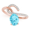 Oval Diamond Fashion Ring in Gold (1.23 cttw)