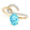 Oval Diamond Fashion Ring in Gold (1.23 cttw)