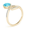 Oval Diamond Fashion Ring in Gold (1.23 cttw)