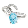 Oval Diamond Fashion Ring in Gold (1.23 cttw)
