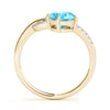 Oval Diamond Fashion Ring in Gold (1.23 cttw)