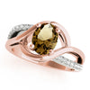 Oval Diamond Fashion Ring in Gold