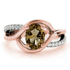 Oval Diamond Fashion Ring in Gold