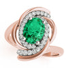 Oval Diamond Fashion Ring in Gold
