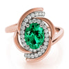 Oval Diamond Fashion Ring in Gold