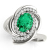 Oval Diamond Fashion Ring in Gold