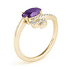 Oval Diamond Fashion Ring in Gold