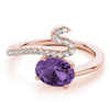 Oval Diamond Fashion Ring in Gold