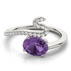 Oval Diamond Fashion Ring in Gold