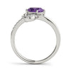 Bypass Swirl Oval-Cut Fashion Ring in Gold