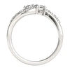 2-Stone Prong Fashion Ring in Gold