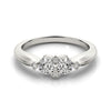 2-Stone Round Fashion Ring in Gold