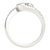 2-Stone Bezel Set Fashion Ring in Gold