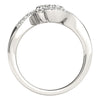 2-Stone Bypass Prong Set Fashion Rings in Gold