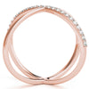 Single Row Shared Prong Fashion Ring in Gold