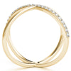 Single Row Shared Prong Fashion Ring in Gold