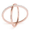 Single Row Shared Prong Fashion Ring in Gold
