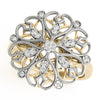 Antique Filigree Fashion Ring in Gold