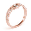 Filigree Crown Shape Milgrain Fashion Rings in Gold