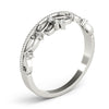 Filigree Crown Shape Milgrain Fashion Rings in Gold