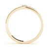 Filigree Crown Shape Milgrain Fashion Rings in Gold