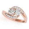 Two Stone Ring in Gold (0.52 cttw)