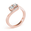 Two Stone Ring in Gold (0.52 cttw)