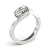 Two Stone Ring in Gold (0.52 cttw)