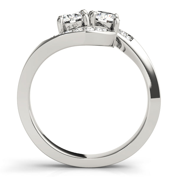 Two Stone Ring in Gold (0.52 cttw)