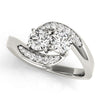Two Stone Ring in Gold (0.52 cttw)
