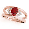 Oval Diamond Fashion Ring in Gold