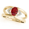 Oval Diamond Fashion Ring in Gold